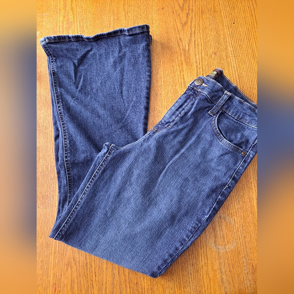 💛 Lee sz10 Blue Flare Jeans